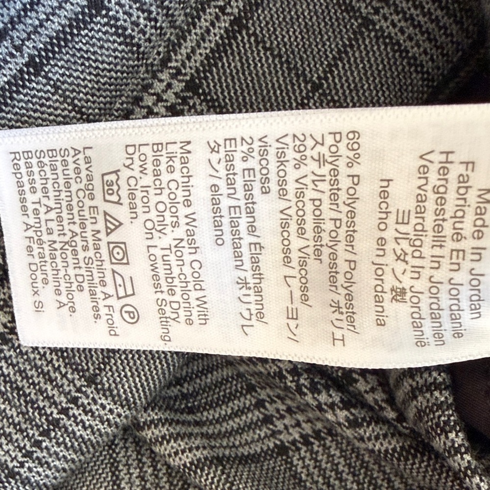 Chic Dark Jcrew Plaid Pants - Picture 4 of 6